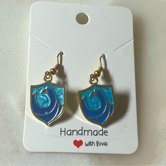 NEW Handmade Harry Potter Ravenclaw House Earrings - Picture 3 of 4